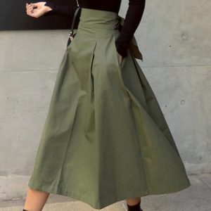 Skirt Big Swing Bow Skirt - Classy Chic Fashion Boutique Calgary Canada