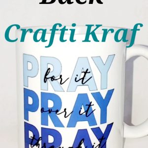 11oz mug with praying lady blinged out head wrap